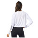 Reebok Γυναικεία μακρυμάνικη μπλούζα crop top